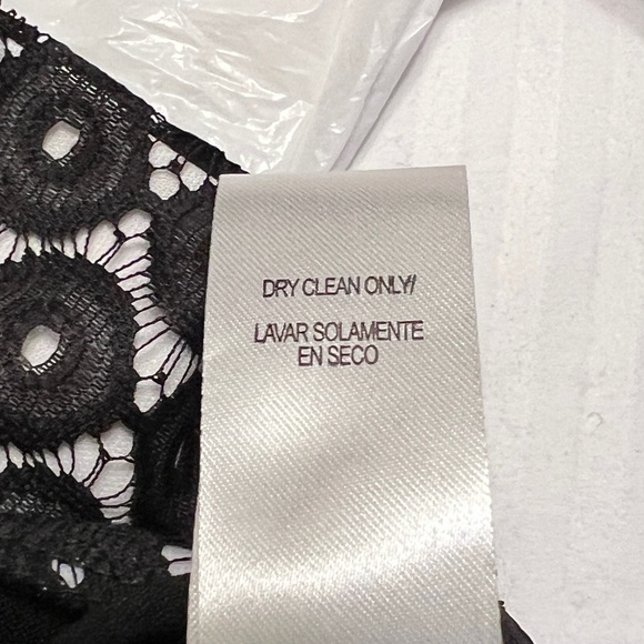 NWOT Studio One New York Sheath White/Black Lace Cocktail Dress Women’s Size 4 - Picture 10 of 11